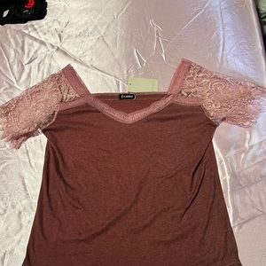 Woman’s Lacy off the shoulder Top